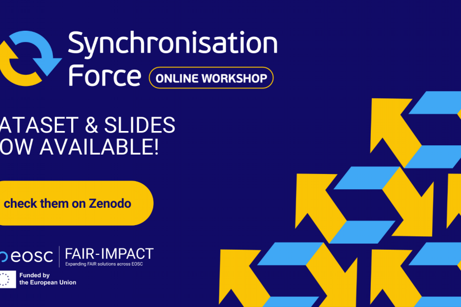 Synchronisation Force Workshop 2022: datasets and slides now available