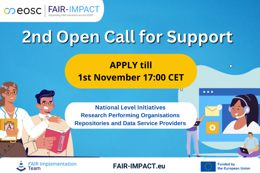 FAIR IMPACT second Open Calls launched! 